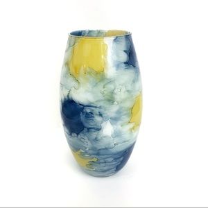 Blue and Yellow Vase
